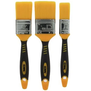 Coral Zero-Loss Paint Brushes No Loss of Bristle Paintbrush Heads 3 piece pack - Picture 1 of 2