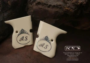 KSD Marke Kevin Zp98 kompatibel Elfenbein Acryl Griffe - Bild 1 von 1