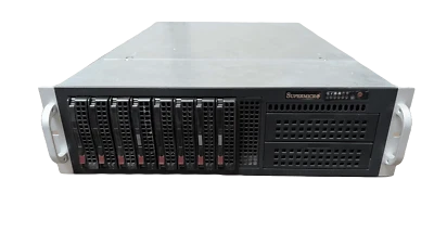 Supermicro 3U Server X9DRI-LN4F 2x E5-2690 2.9Ghz 16-Cores | 256gb | 8x Trays - Image 1 of 3