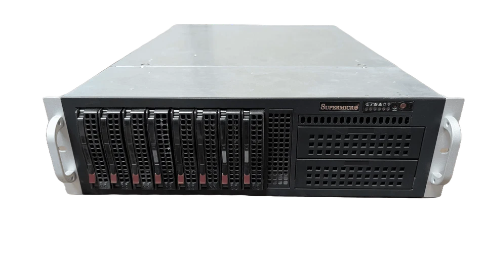 Supermicro 3U Server X9DRI-LN4F 2x E5-2690 2.9Ghz 16-Cores | 256gb | 8x Trays - Image 1 of 3