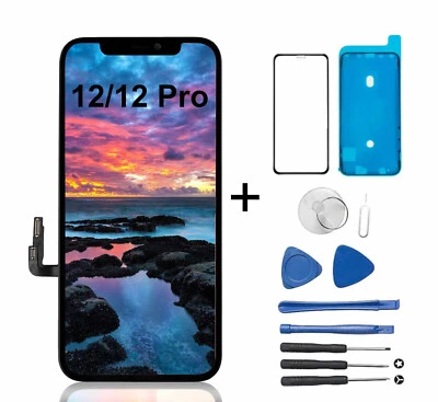 Original PK Display iPhone 12 / 12 Pro Retina HD OLED Bildschirm 3D Touch Screen - Bild 1 von 4