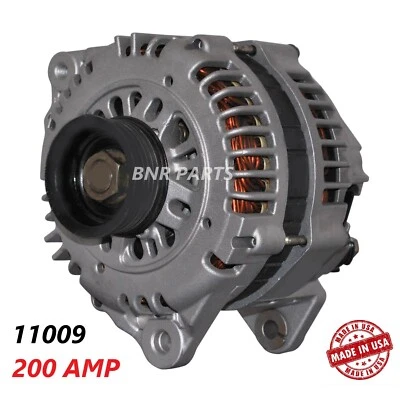 Alternador 200 Amp 11009 compatible con Infiniti Q45 FX45 Alto Rendimiento de Salida HD NUEVO Foto 1 de 2