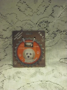 "MY COCKAPOO" 13212-123 3 IN 1 MAGNET 3" ROUND COASTER BOTTLE OPENER MAGNET - Picture 1 of 2