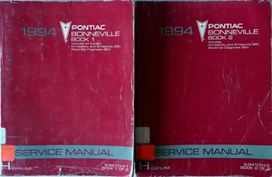 1994 Pontiac Bonneville Factory Service Manual Shop Repair Set SE SSE SSEi - Foto 1 di 4