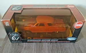 HIGHWAY 61 NEW STUDEBAKER CUSTOM COUPE ORANGE WITH FLAMES DIE CAST 1/18 SCALE - Picture 1 of 5