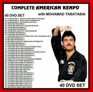 AMERICAN KENPO KARATE 40 dvd set full HOME STUDY TRAINING SERIES instructional