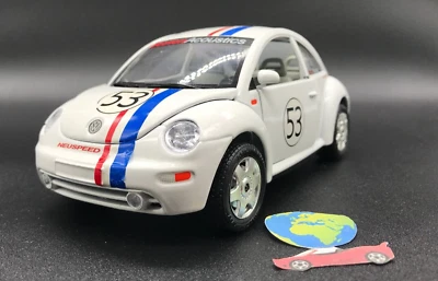 Bburago VW New Beetle 1998 Neuspe, automodello scala 1:24 - 1:25, vintage (1558) - Immagine 1 di 4