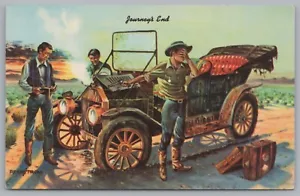 Journeys End, Signed, Reedstrom, Plains & Desserts, Covered Wagon PC - Picture 1 of 2