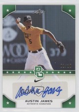 2015 Leaf Perfect Game National Showcase Green /10 Austin James #PG-AJ1 Auto