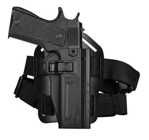 DROP LEG THIGH Holster FITS Colt 1911 Springfield Taurus SA 1911 9mm 40 45 APC - Picture 1 of 12