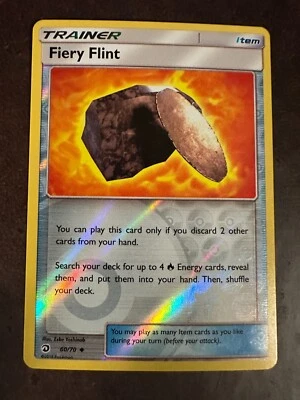 Fiery Flint 60/70 Dragon Majesty Reverse Holo - Image 1 of 2