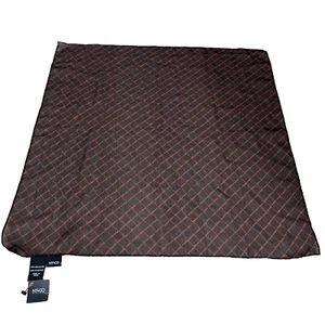 New York & Company Womans Sqaured Scarf Multicolor One Size Geometric Polyester - Picture 1 of 4