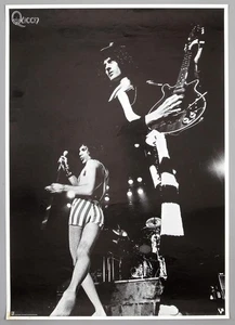 QUEEN – rare vintage original 1976 Elektra/Warner-Pioneer promo poster (Pick Up) - Picture 1 of 5