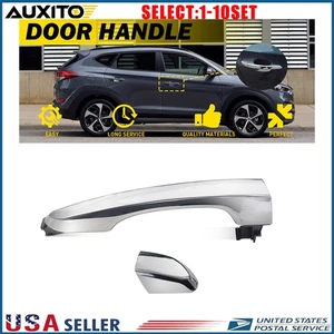For Hyundai Tucson 16-21 OE Chrome Front Right Outer Door Handle Passenger 1-10X - Picture 1 of 12