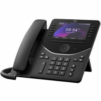 Cisco 9861 IP Phone - Corded - Corded/Cordless - Bluetooth, Wi-Fi - Desktop, Wal - Image 1 of 2
