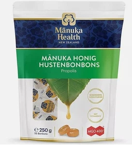 Manuka Health -  Hustenbonbons mit Manuka Honig+Propolis - MGO 400 -  250g+ - - Bild 1 von 1