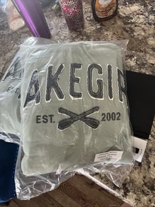 NUOVO LakeGirl Agave verde salvia e blu navy felpa con cappuccio XXL 2XL HAG162 pull over donna - Foto 1 di 5