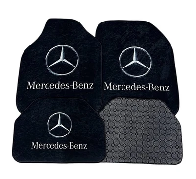 Car Mat For Mercedes Universal Car Floor Mats 4Pcs  - Image 1 of 4