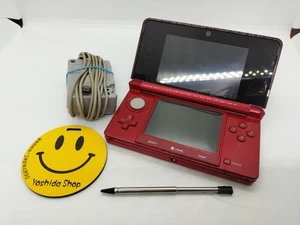Nintendo 3DS Console Japanese Flare Red NTSC-J from Japan JP Tested - Picture 1 of 9