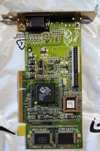 Vintage ATI AMC AGP 109-40200-20 VIDEO CARD 3D RAGE PRO TURBO In Good Condition. - Picture 1 of 5