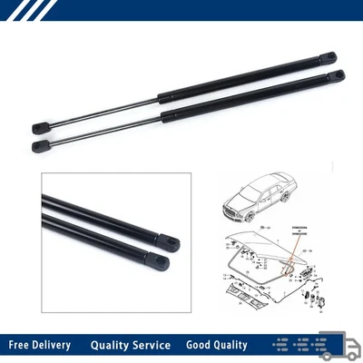 New For Bentley Mulsanne hood bonnet shocks lift support pair 2pcs US - Imagem 1 de 4