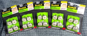 Menge 5 - Scotch Hartholzboden Nail-in Swivel Gleiter 1 1/16 Zoll 4 pro Packung - Bild 1 von 3