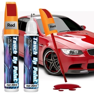 Penna Ritocco Carrozzeria Confezione da 2 Pezzi Ritocco Vernice Auto 40ml, Rosso - Foto 1 di 24