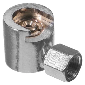 Hydraulic Grease Replacement Fitting Brass Straight Button Adapter - Foto 1 di 12