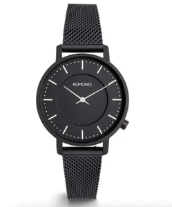 RELOJ DE PULSERA KOMONO PARA MUJER HARLOW MALLA NEGRA CORREO GRATUITO - Imagen 1 de 2