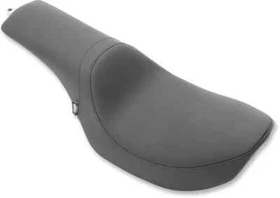 DS Black Leather Vinyl Predator Seat for Harley Super Glide 82-94 - Image 1 of 4
