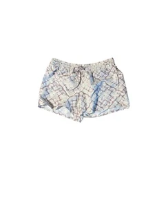 The North Face Pink Mauve White Geometric Running Flash Dry Pink Shorts Large - Picture 1 of 14