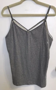 Aeropostale Women's V-Neck Favorite Cami Gray w/ Spaghetti Straps Size XL - Picture 1 of 7