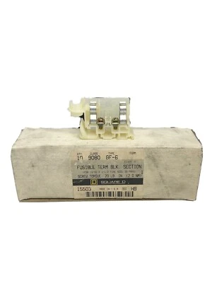 Lote de 10 portafusibles Square D 9080GF6  Foto 1 de 4