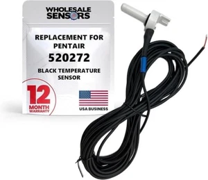 Pentair 520272 Black 20' cable Replacement Temperature Sensor 12 Month Warranty - Picture 1 of 8