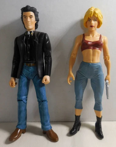 2000 DC DIRECT Vertigo PREACHER Loose JESSE CUSTER + TULIP 6" Figure Figure Lot Cover