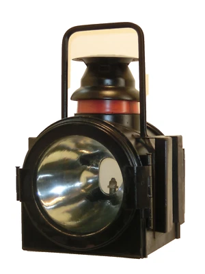 Eisenbahn Reichsbahn Bundesbahn DB Bahn Gaslampe Signallampe Scheinwerfer - Bild 1 von 4