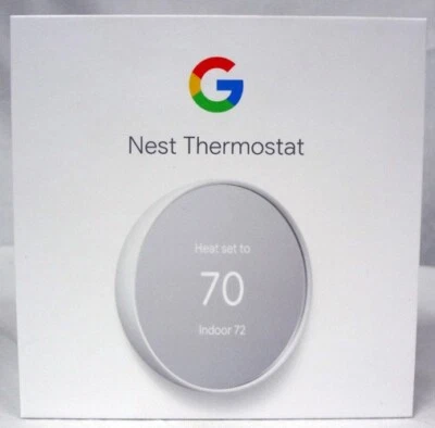 Brand New 3rd Generation Google Programmable Nest Thermostat & Power Connector! - Image 1 of 4