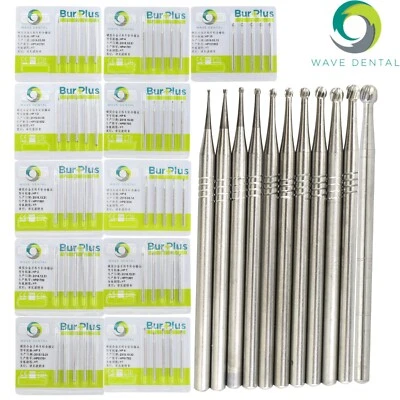 Wave Dental Carbide Burs Round HP Surgical Burs For Straight Handpiece HP 8 557 - Image 1 of 4