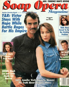 SOAP OPERA MAGAZINE July 6 1993 Eric Braeden Signy Coleman Barbara Crampton - Imagen 1 de 3