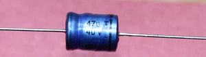 47uF 40V Philips 6x11mm axial electrolytic capacitor 5PCS - Picture 1 of 4