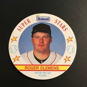 ROGER CLEMENS 1991 HOLSUM SUPER STARS DISC #13 BASEBALL CARD
