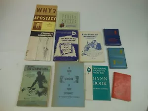 Lot of 9 VTG Books Christian Why? Sinnet Ballew Church Ushering Arthur Lambert - Foto 1 di 8