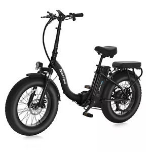 Narrak Fat Tire 20" x 4.0 Folding Electric Bike 48V 13Ah 1100W Peak Power - Picture 1 of 48