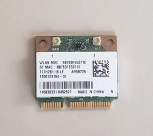 Sony SVE151G17M SCHEDA WIFI T77H281.16 AR5B225 - Foto 1 di 1