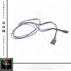 Cavo Dupont 4 pin 70cm connettore femmina femmina jumper Arduino Prusa 3D - Foto 1 di 1