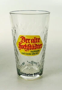 Der Alte Hochstädter Apfelwein Glas 0,25l Kelterei Gläser Äppelwoi Becher 1980 - Bild 1 von 7