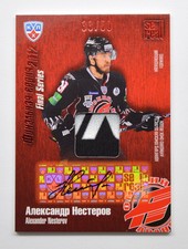 2012-13 KHL Gold Collection Auto & Jersey #FSA-J28 Alexander Nesterov 33/50