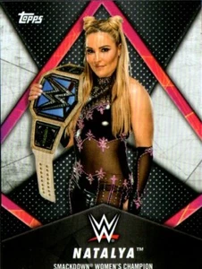 Topps WWE 2018 división femenina campeón inserto #WC-24 Natalya - Imagen 1 de 2