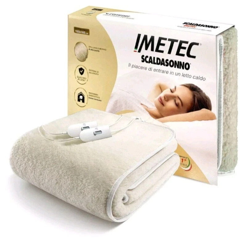 Scaldasonno Scaldaletto Imetec Classic 16278 in misto lana Singolo Q131