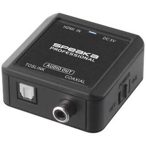 SpeaKa Professional SP-10094288  Audio Convertitore [HDMI - Coassiale, Toslink]